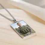 Custom Photo Pendant Necklace Stainless Steel Gift - Image 4