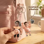 Personalized Photo Squishy Keychain Custom Face Squeeze