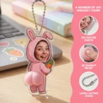 1pc Custom Photo Funny Keychain - Image 4