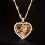 Customized Two Photo Luxury Necklace