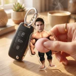 Personalized Photo Squishy Keychain Custom Face Squeeze - Image 4