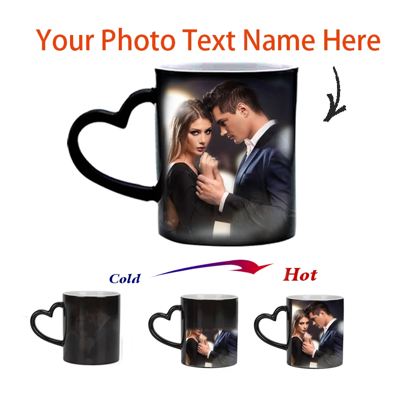 S7878403a27634f86a1860e771dee65772.webp Personalised Magic Mugs Custom Colour Changing Cup Heat Activated - Image 1