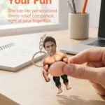 1pc Custom Photo Squishy Belly Acrylic Keychain - Image 6