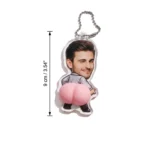 Custom Photo Squishy Butt Acrylic Keychain - Image 2
