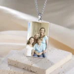 Custom Photo Pendant Necklace Stainless Steel Gift - Image 2