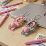 1pc Custom Photo Funny Keychain - Image 3