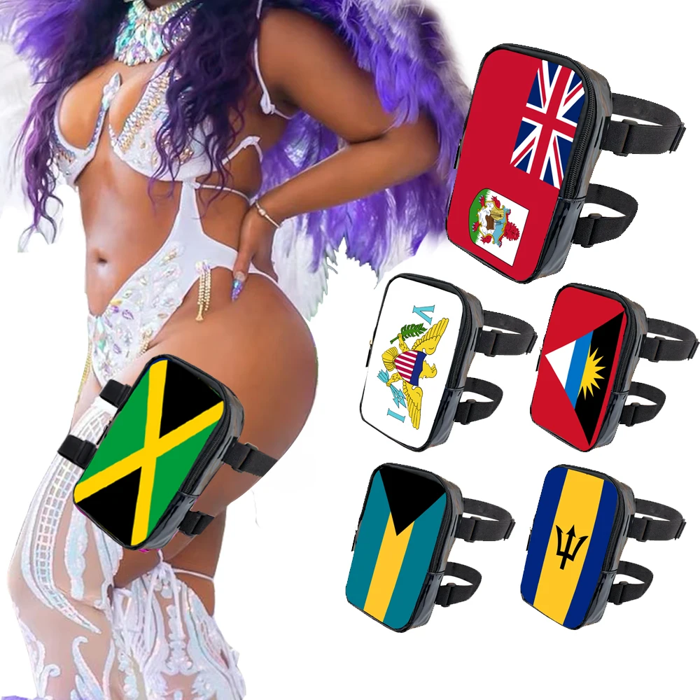 Sd4d01349909542b5999a42c4db7339b8z.webp Carnival Leg Bag With Countries Flags Thigh Bag - Image 1