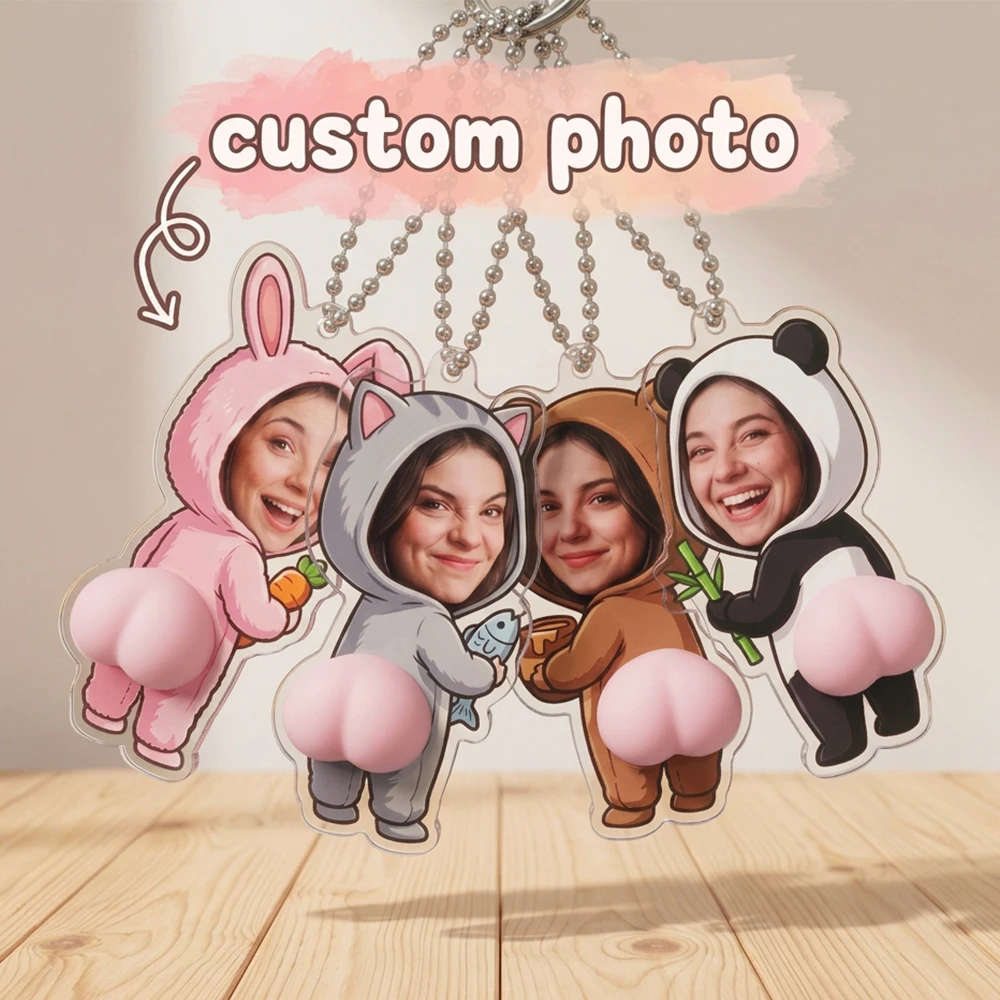 Sd8680f7c6615482f8cb5c0e72a405907j.webp 1pc Custom Photo Funny Keychain - Image 1