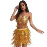 Belly Dance Costume Sexy Tassel Dance Dress - Image 6