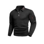 Patchwork Checkerboard Fashion Men's Casual Sports Polo Shirt - Image 6