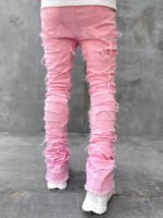 Ins Fringes Ripped Trousers Individual Patched Pants - Image 6