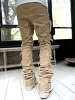 Ins Fringes Ripped Trousers Individual Patched Pants - Image 2
