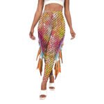 Women's Leggings Mermaid Fish Scale Print Pants Tight Buttock Lifting Yoga Pants - Image 6