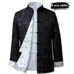 Men's Tang Suit Spring And Autumn Thin Coat Double-sided Wear - Image 6