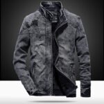Men's Vintage Denim Jacket Clothes - Image 7