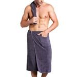 Men's bath towel bath skirt - Image 5