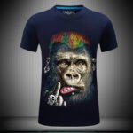 3D short sleeve T-shirt men - Image 3