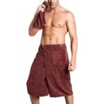 Men's bath towel bath skirt - Image 6