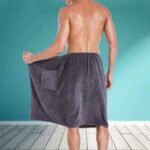 Men's bath towel bath skirt - Image 3