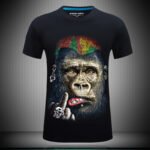 3D short sleeve T-shirt men - Image 4