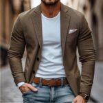 Men's Casual Suit Digital Print Jacket - Image 5