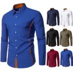 Contrast Color Shirt European And American Fashion Casual - Image 6