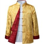 Men's Tang Suit Spring And Autumn Thin Coat Double-sided Wear - Image 4