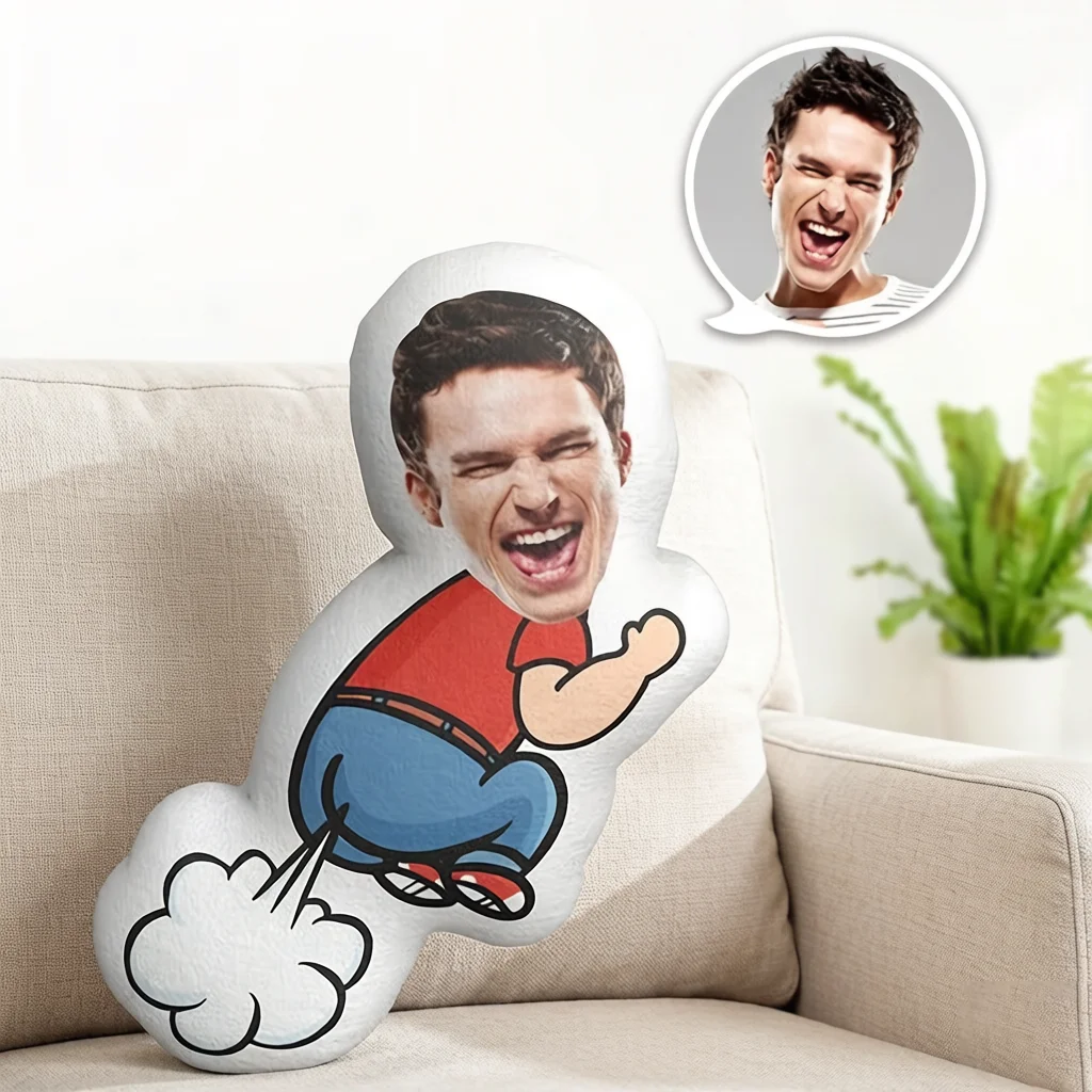 S52a62d2788a945b39565022021131317R.webp Customized Photo Facial Pillow for Christmas, Birthday, Personalized Plush Home Decoration Gift for Couples and Friends - Image 1