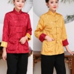 Chinese Style Traditional Long-sleeved Double-sided Hanfu Jacket For Men And Women