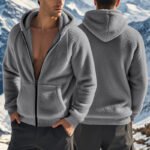 Men's Thickened Warm Double-sided Fleece Jacket Zipper - Image 8